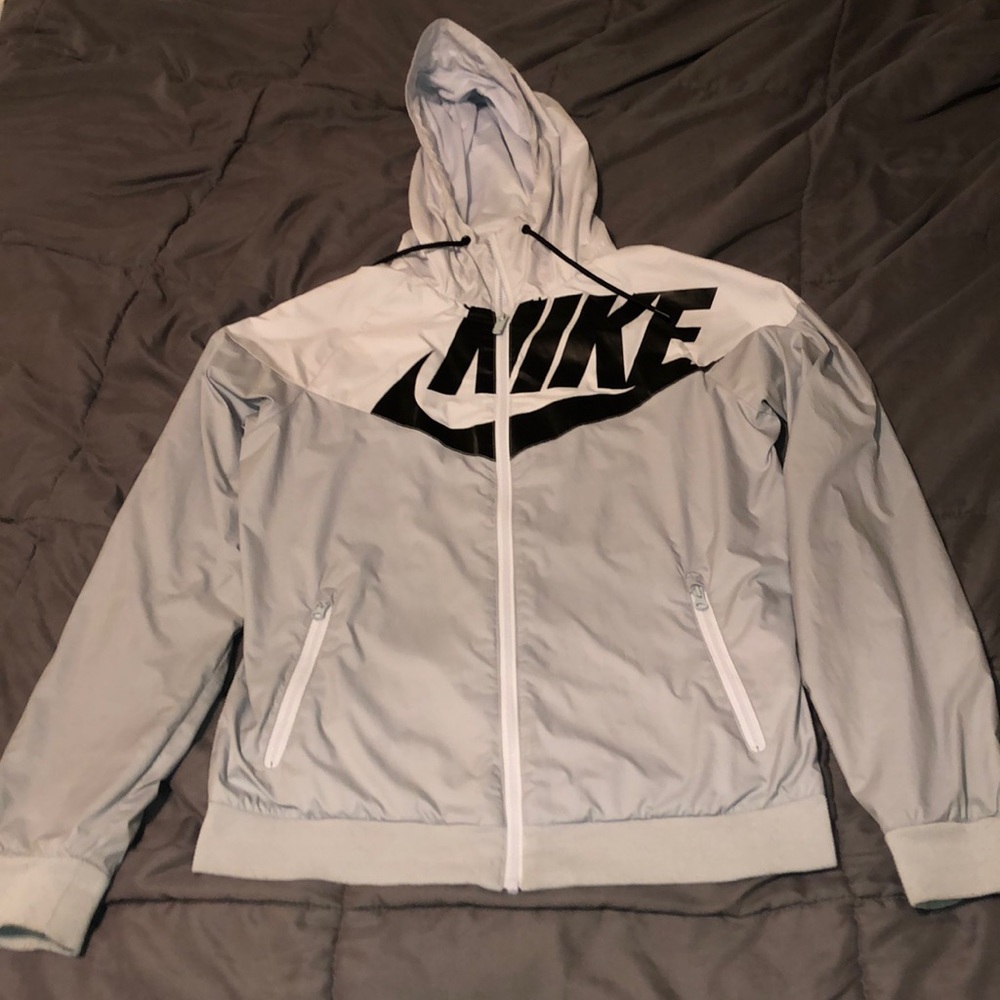 Gray Nike Windbreaker